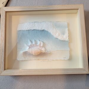 Figi Graphics 3D Seashell Signed Lambis Wall Art Sea